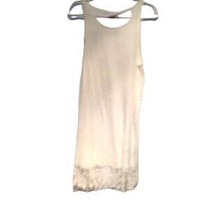 Some Days Lovin Womens Dress/Cover-up SL21171 Lace Skull Fringe Hem White Thin B